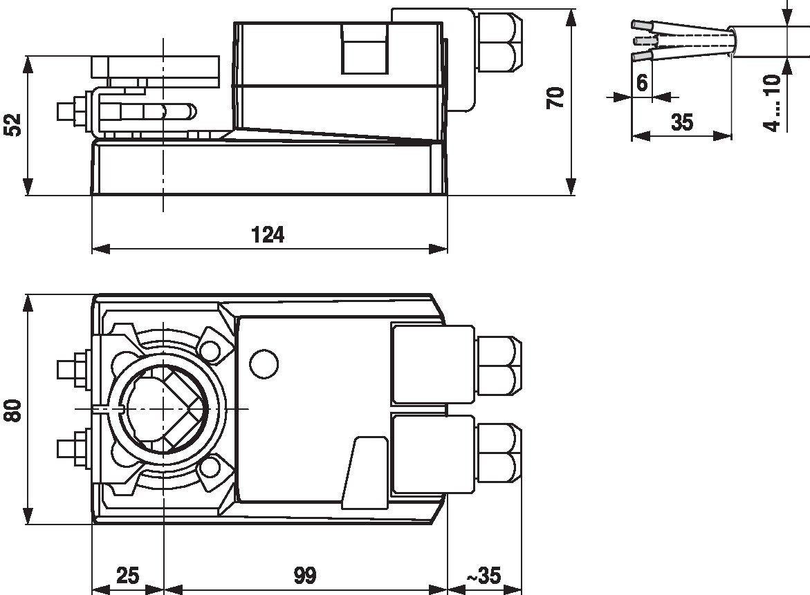 Электропривод Belimo NM230A-S-TP (10 Н·м)