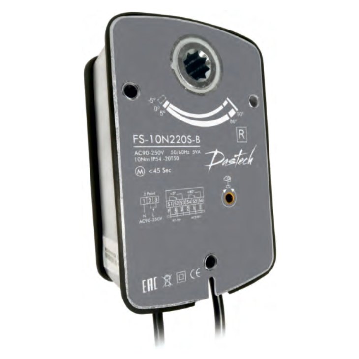 Электропривод Dastech FS-15N220S-B 15 Н·м, 230 В, под Болид С2000-СП4