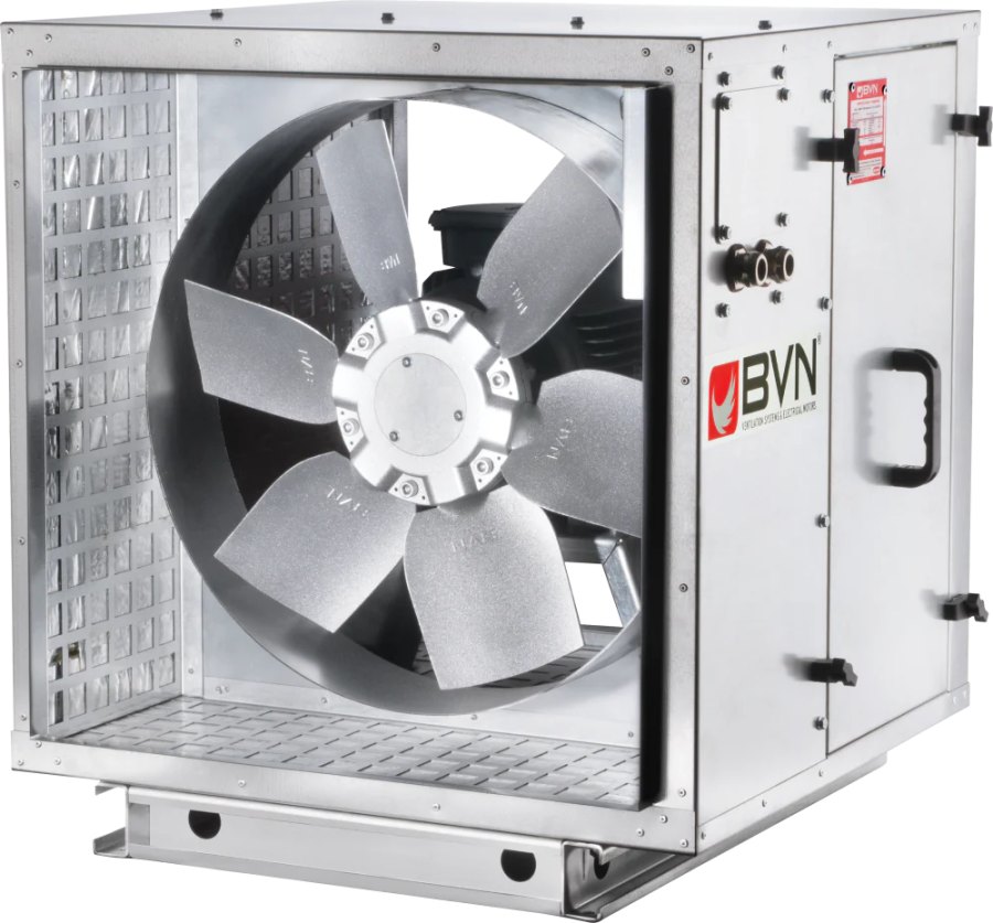 Шумоизолированный канальный осевой вентилятор дымоудаления ARMO-C 1250/6