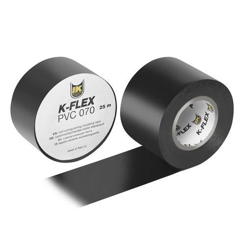 Лента ПВХ K-FLEX PVC AT 070 50 мм × 25 м, чёрная